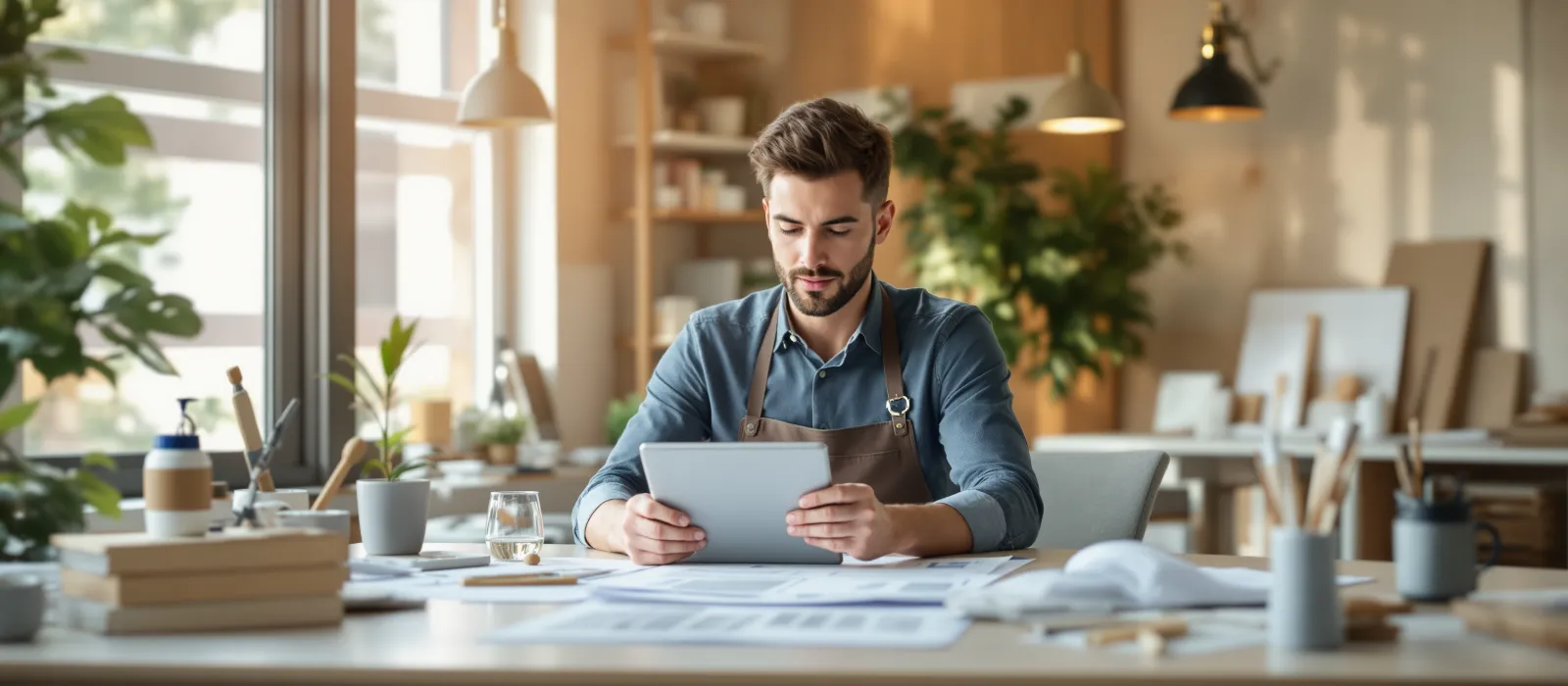 Klantenservice medewerker kijkt naar dakraam specificaties